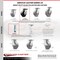 Service Caster 5 Inch Glass Filled Nylon Caster Set with Roller Bearings 2 Swivel 2 Rigid SCC SCC-35S520-GFNR-2-R-2 - alternate 5